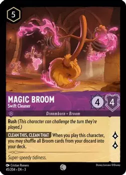 Карточная игра Magic Broom - Swift Cleaner (45//204) - Into the Inklands
