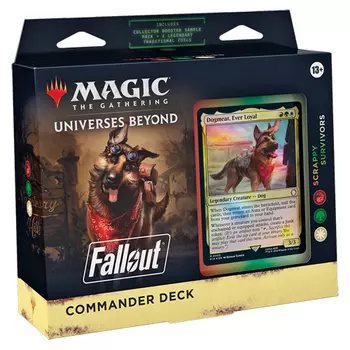 Карточная игра Magic: The Gathering – Fallout Commander Deck: Scrappy Survivors (Red|Green|White) Wizards Of The Coast