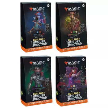 Карточная игра Magic: The Gathering - Outlaws of Thunder Junction - Commander Deck (Set of 4)