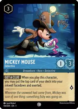 Карточная игра Mickey Mouse - Detective (154/204) - The First Chapter