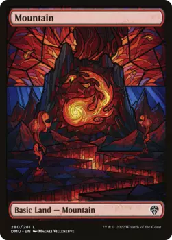 Карточная игра Mountain (DMU-280) - Dominaria United Foil
