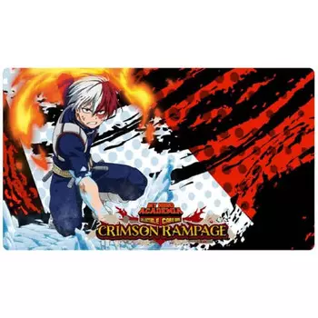 Карточная игра My Hero Academia CCG: Shoto Todoroki - Crimson Rampage - Playmat