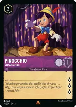 Карточная игра Pinocchio - Star Attraction (56/204) - Rise of the Floodborn