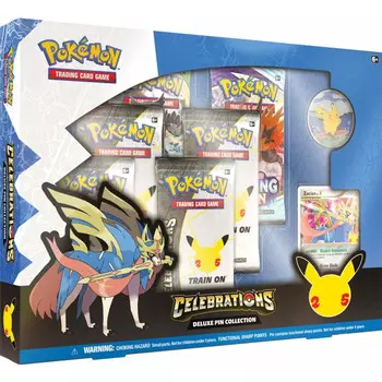 Карточная игра Pokemon: Celebrations Deluxe Pin Collection Zacian