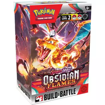Карточная игра Pokemon: Scarlet & Violet - Obsidian Flames - Build & Battle Box