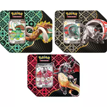 Карточная игра Pokemon: Scarlet & Violet - Paldean Fates - Tin (Set of 3)