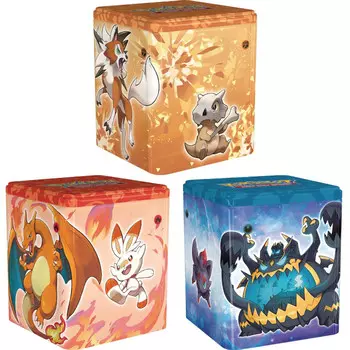 Карточная игра Pokemon: Stacking Tins - Fighting, Fire, & Darkness (Set of 3)