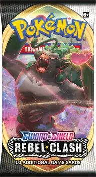 Карточная игра Pokemon: Sword & Shield - Rebel Clash Booster Pack