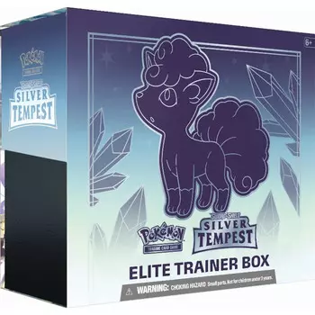 Карточная игра Pokemon: Sword & Shield - Silver Tempest - Elite Trainer Box