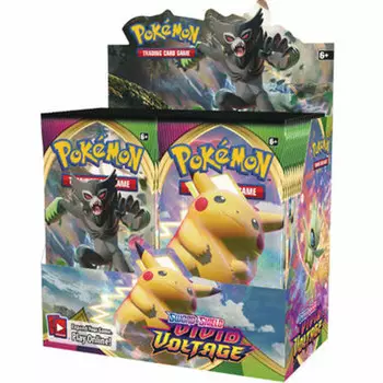 Карточная игра Pokemon: Sword & Shield - Vivid Voltage Booster Box