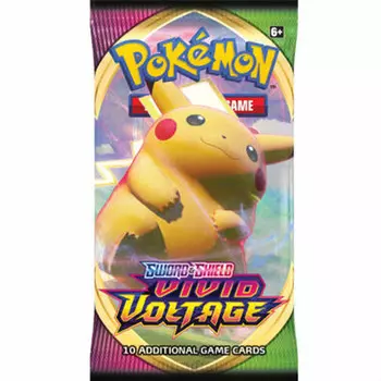 Карточная игра Pokemon: Sword & Shield - Vivid Voltage Booster Pack