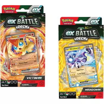 Карточная игра Pokemon Tcg: Ex Battle Deck – Miraidon / Victini – 2 Set