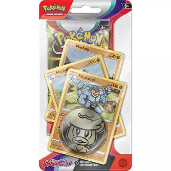Карточная игра Pokemon Tcg: Scarlet & Violet Base Set – Premium Checklane Blister – Machamp