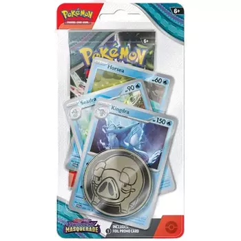 Карточная игра Pokemon Tcg: Scarlet & Violet – Twilight Masquerade – Premium Checklane Blister – Kingdra