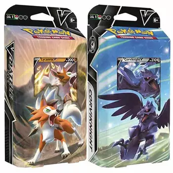 Карточная игра Pokemon Tcg: V Battle Deck – Lycanroc Vs Corviknight – 2 Set