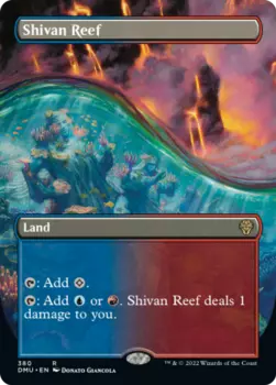 Карточная игра Shivan Reef - Dominaria United (Borderless)