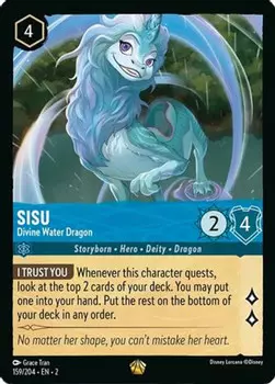 Карточная игра Sisu - Divine Water Dragon (159/204) - Rise of the Floodborn