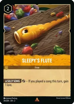 Карточная игра Sleepy's Flute (34/204) - Rise of the Floodborn Cold Foil