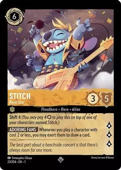 Карточная игра Stitch - Rock Star (23/204) - The First Chapter
