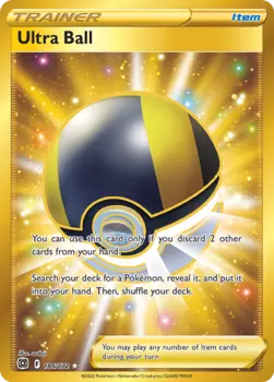 Карточная игра Ultra Ball 186/172 - Brilliant Stars Holofoil