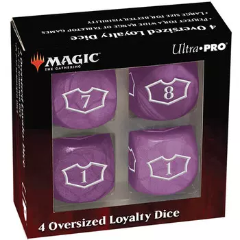 Карточная игра Ultra Pro Magic: Deluxe Loyalty Dice Set - Swamp (1-6 & 7-12)