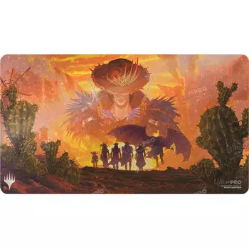 Карточная игра Ultra Pro MtG Holofoil Playmat: Outlaws of Thunder Junction - Gang Silhouette (Game On! Sale)