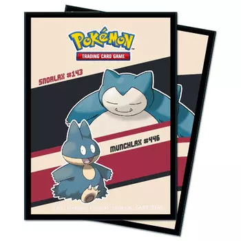 Карточная игра Ultra Pro Sleeves: Pokemon - Snorlax & Munchlax (65ct)
