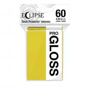 Карточная игра Ultra Pro Ultra Pro Small Sleeves: Eclipse Gloss - Lemon Yellow (60)