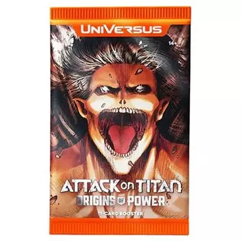 Карточная игра Universus: Attack On Titan: Origins Of Power – Booster Pack