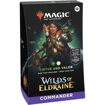 Карточная игра Wizards of the Coast Magic the Gathering: Wilds of Eldraine Commander Deck - Virtue & Valor