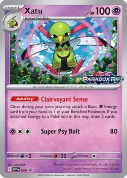 Карточная игра Xatu - 059 59 - SV Scarlet Violet Promo Cards Holofoil