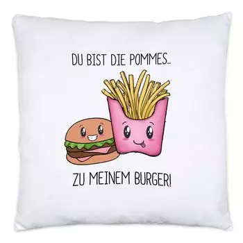 Картофель фри в подушку для гамбургера, включая начинку на День святого Валентина, девушке, парню, идея подарка для влюбленной пары, годовщина Hey!Print