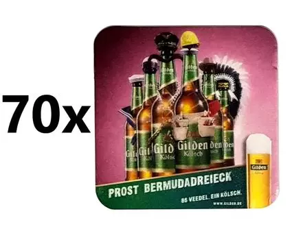 Картонная подставка для пива с подставкой для пива, картонная крышка, пивной фетр, упаковка: 70 шт Mixcompany