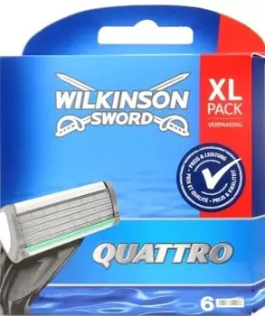 Картриджи Wilkinson Sword Quattro 6 шт