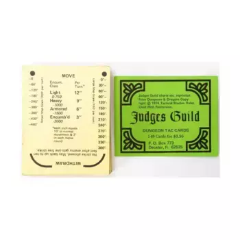 Карты Dungeon Tac (2-е издание), Dungeons & Dragons Fantasy Supplements - Assorted (Judges Guild)