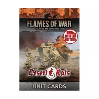 Карты отрядов «Пустынные крысы» (ограниченное издание), Flames of War - WWII - Core Rules & Assorted