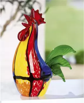 Касабланка от Gilde Фигурка животного "скульптура "Петух"" Casablanca by Gilde 23х27х11 см, цвет bunt