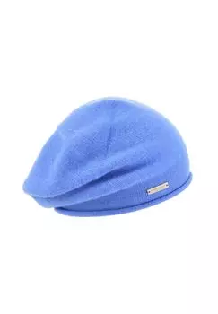 Кашемировая баска с закругленным краем 17702-0 SEEBERGER, цвет Stahl One Size