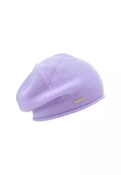 Кашемировая баска с закругленным краем 17702-0 SEEBERGER, цвет Flieder One Size