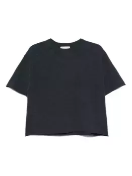 Кашемировая футболка Lisa Yang, синий