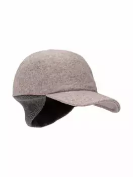 Кашемировая кепка с логотипом Fedeli, бежевый