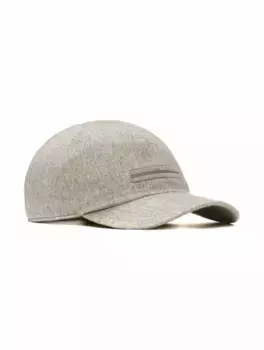 Кашемировая кепка с логотипом Zegna, серый