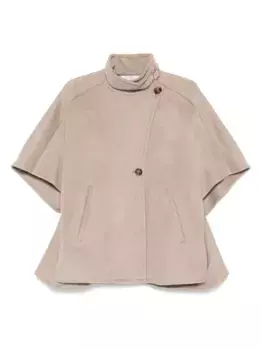 Кашемировая куртка оверсайз MAX MARA, нейтральный