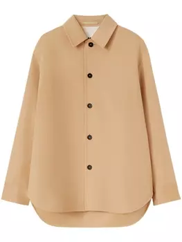Кашемировая куртка-рубашка Jil Sander, бежевый