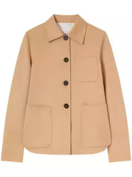 Кашемировая куртка-рубашка JIL SANDER, коричневый