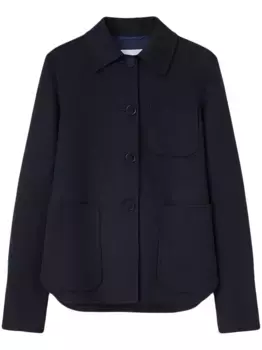 Кашемировая куртка-рубашка JIL SANDER, синий
