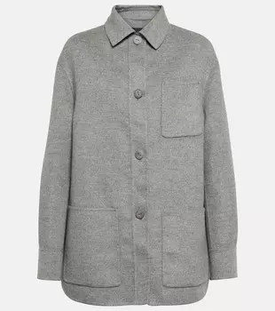 Кашемировая куртка-рубашка Larson LORO PIANA, серый