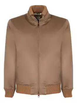 Кашемировая куртка с ребристыми манжетами Kired, коричневый