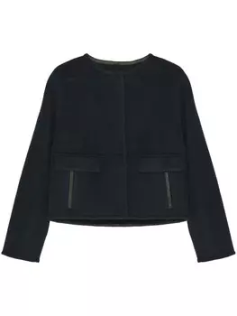 Кашемировая куртка Yves Salomon, синий