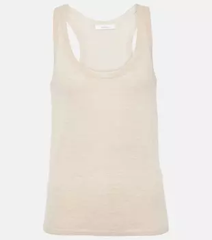 Кашемировая майка Abbono Max Mara, бежевый